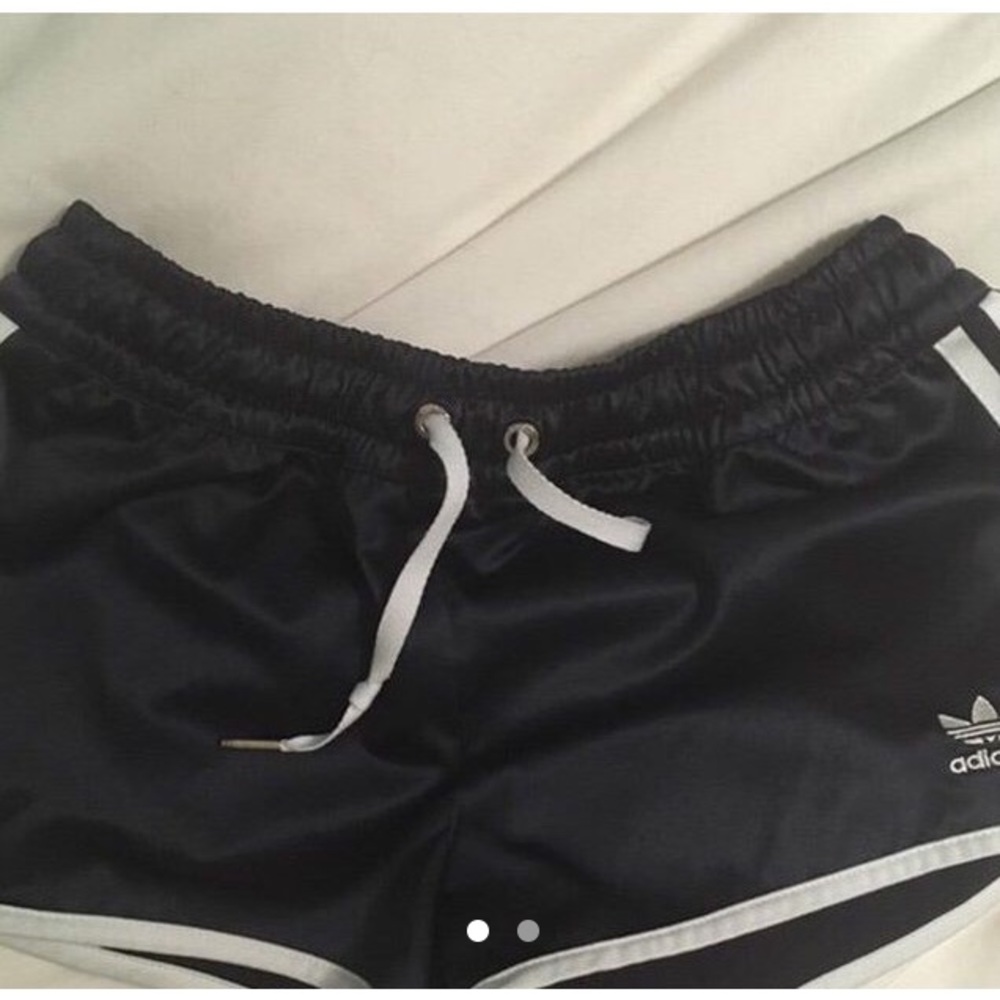 silky adidas shorts that I bought from urban